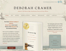 Tablet Screenshot of deborahcramer.com